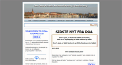 Desktop Screenshot of doa.dk